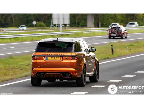Land Rover Range Rover Sport 5.0 V8 576PK SC SVR SVO / Quicksilver RVS / Alcantara / carbon