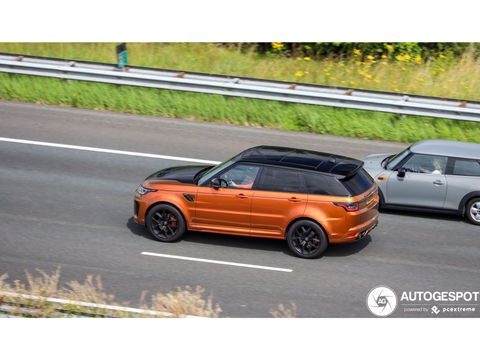 Land Rover Range Rover Sport 5.0 V8 576PK SC SVR SVO / Quicksilver RVS / Alcantara / carbon