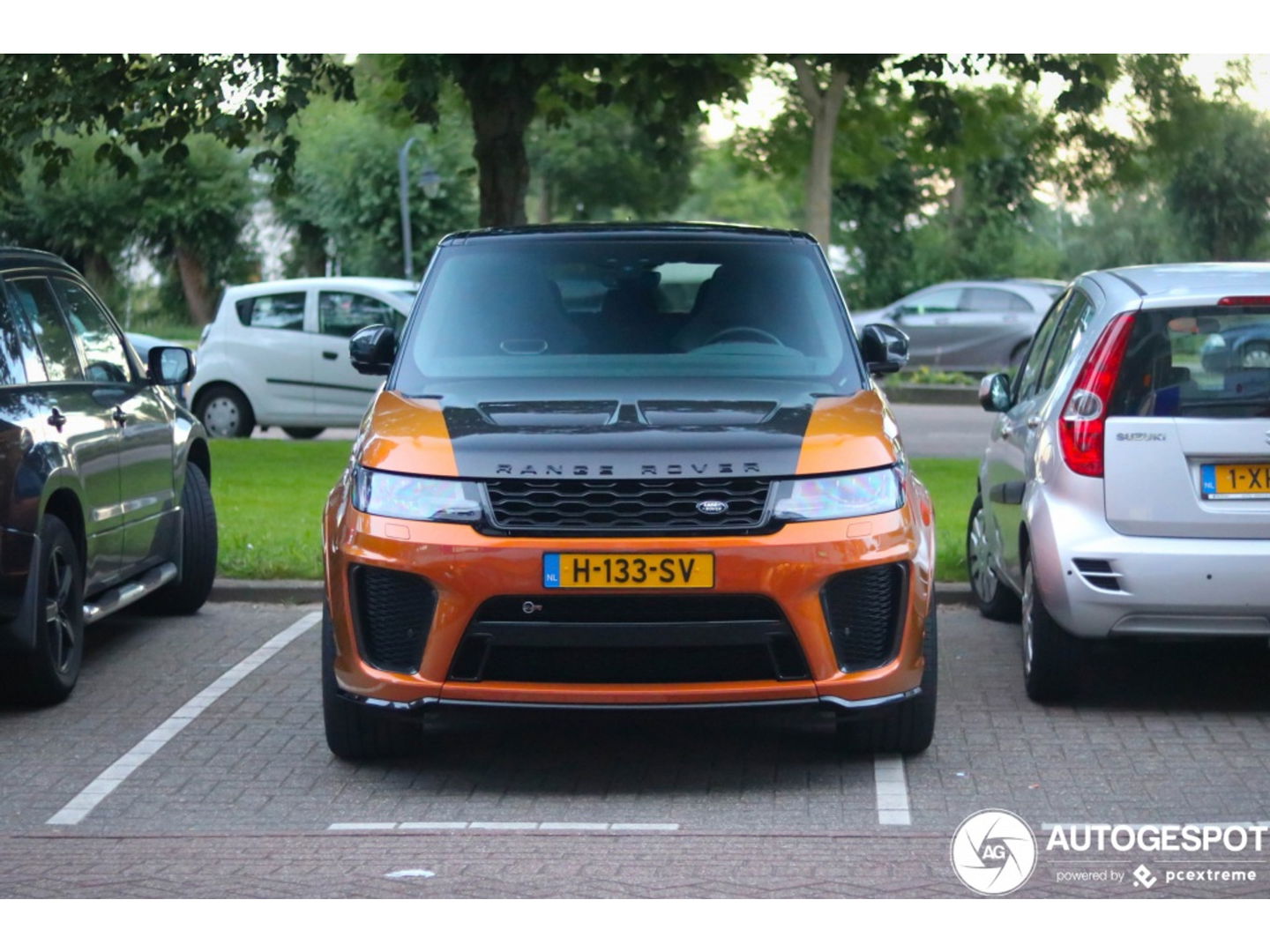 Land Rover Range Rover Sport 5.0 V8 576PK SC SVR SVO / Quicksilver RVS / Alcantara / carbon