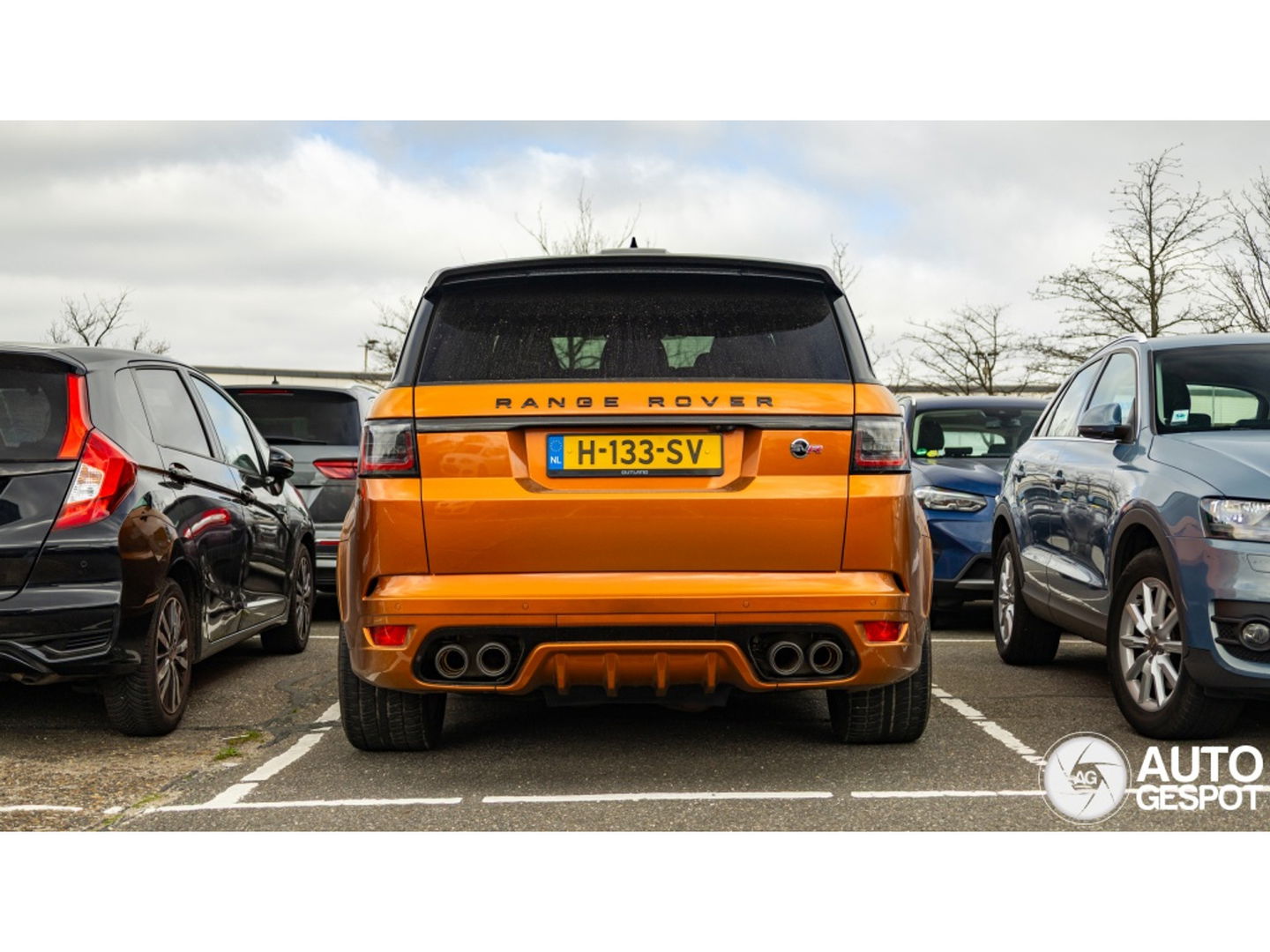Land Rover Range Rover Sport 5.0 V8 576PK SC SVR SVO / Quicksilver RVS / Alcantara / carbon