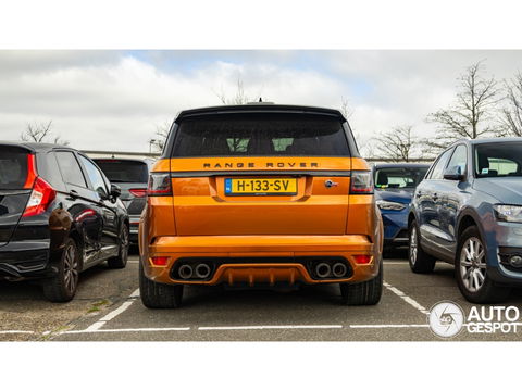 Land Rover Range Rover Sport 5.0 V8 576PK SC SVR SVO / Quicksilver RVS / Alcantara / carbon