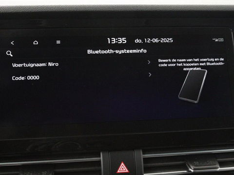 Kia Niro 1.6 GDi H. Dyn.Pl.L | Trekhaak afneembaar | Leder | Adaptive cruise | Camera | Carplay | Climate control | DAB | Navigatie