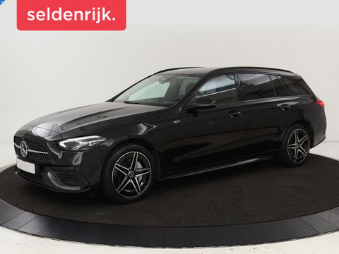 Mercedes-Benz C-Klasse 300e AMG Night | Adaptive cruise | Stoelverwarming | Trekhaak | Carplay | Camera | Sfeerverlichting | Full LED