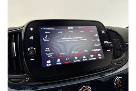 Fiat 500 1.0 Hybrid Club LED Carplay Clima Parkeersensoren 15"LMV