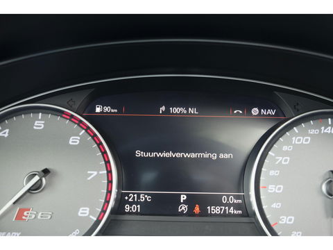 Audi S6 Avant 4.0 TFSI V8 450pk Panoramadak Supersportstoelen B&O 3d Luchtvering Matrix led Black pack
