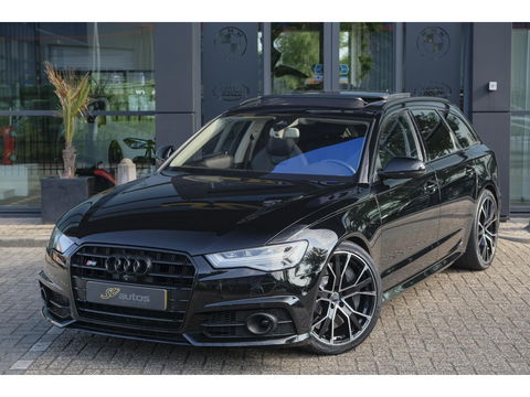 Audi S6 Avant 4.0 TFSI V8 450pk Panoramadak Supersportstoelen B&O 3d Luchtvering Matrix led Black pack