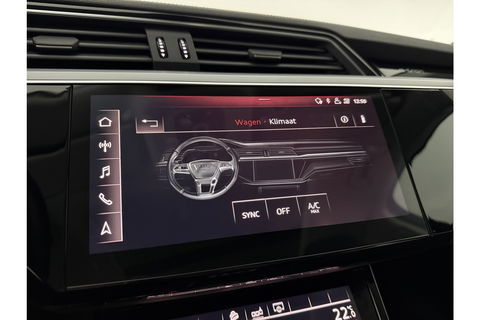 Audi e-tron 50 Quattro Launch edition plus 71 kWh 313PK Pano LED Virtual Memory Carplay Clima Cruise Navi PDC 20''LMV