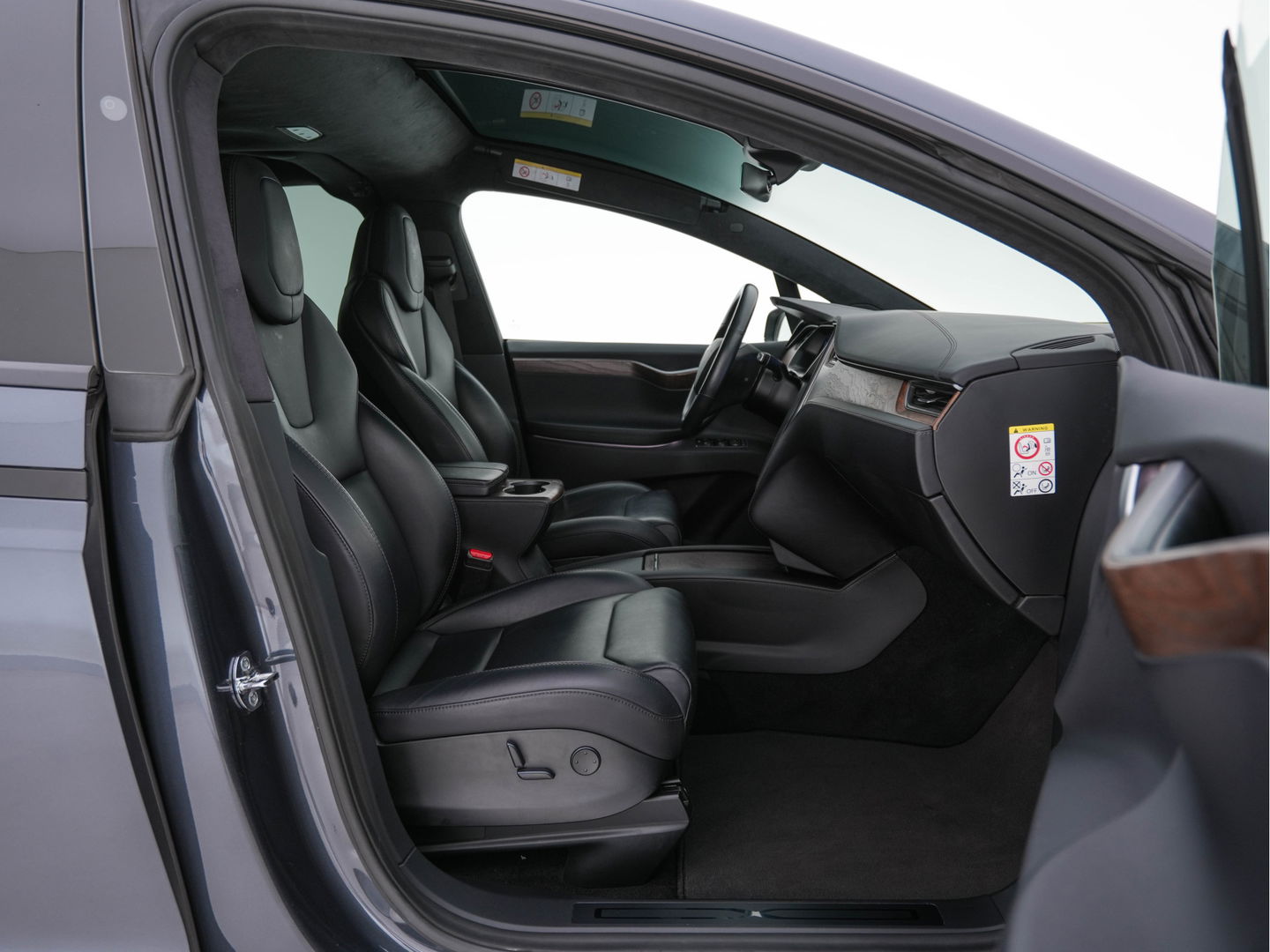 Tesla Model X 100D AWD [ 3-Fase ] (INCL-BTW) *PANO-WINDOW | AUTO-PILOT | NAPPA-FULL-LEATHER | TOWBAR | NAVI-FULLMAP | FULL-LED | AIR-SUSPENSION | DIGI-COCKPIT | KEYLESS | CAMERA | DAB+ | SPORT-SEATS | LANE-ASSIST | 20"ALU*