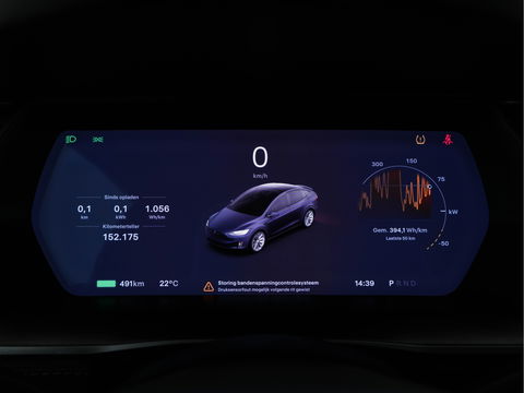 Tesla Model X 100D AWD [ 3-Fase ] (INCL-BTW) *PANO-WINDOW | AUTO-PILOT | NAPPA-FULL-LEATHER | TOWBAR | NAVI-FULLMAP | FULL-LED | AIR-SUSPENSION | DIGI-COCKPIT | KEYLESS | CAMERA | DAB+ | SPORT-SEATS | LANE-ASSIST | 20"ALU*