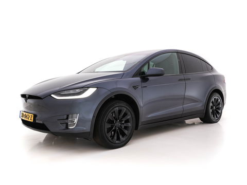 Tesla Model X 100D AWD [ 3-Fase ] (INCL-BTW) *PANO-WINDOW | AUTO-PILOT | NAPPA-FULL-LEATHER | TOWBAR | NAVI-FULLMAP | FULL-LED | AIR-SUSPENSION | DIGI-COCKPIT | KEYLESS | CAMERA | DAB+ | SPORT-SEATS | LANE-ASSIST | 20"ALU*