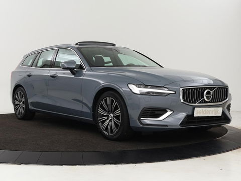 Volvo V60 2.0 T6 Recharge AWD Inscription Expression | Panoramadak | Head-Up | Leder | Stoel & stuurverwarming | 360 camera | Adaptive cruise | Trekhaak | Harman/Kardon | Carplay | Navigatie