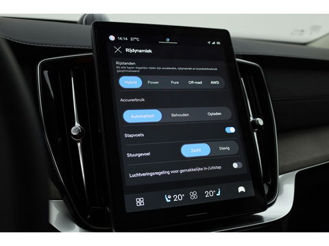 Volvo XC90 2.0 T8 Plug-in hybrid AWD Ultra Dark | Full Option | NIEUWPRIJS €111.635,- | Luchtvering | B&W |Pano | HUD | Massage | Stoelventilatie | 22'' |