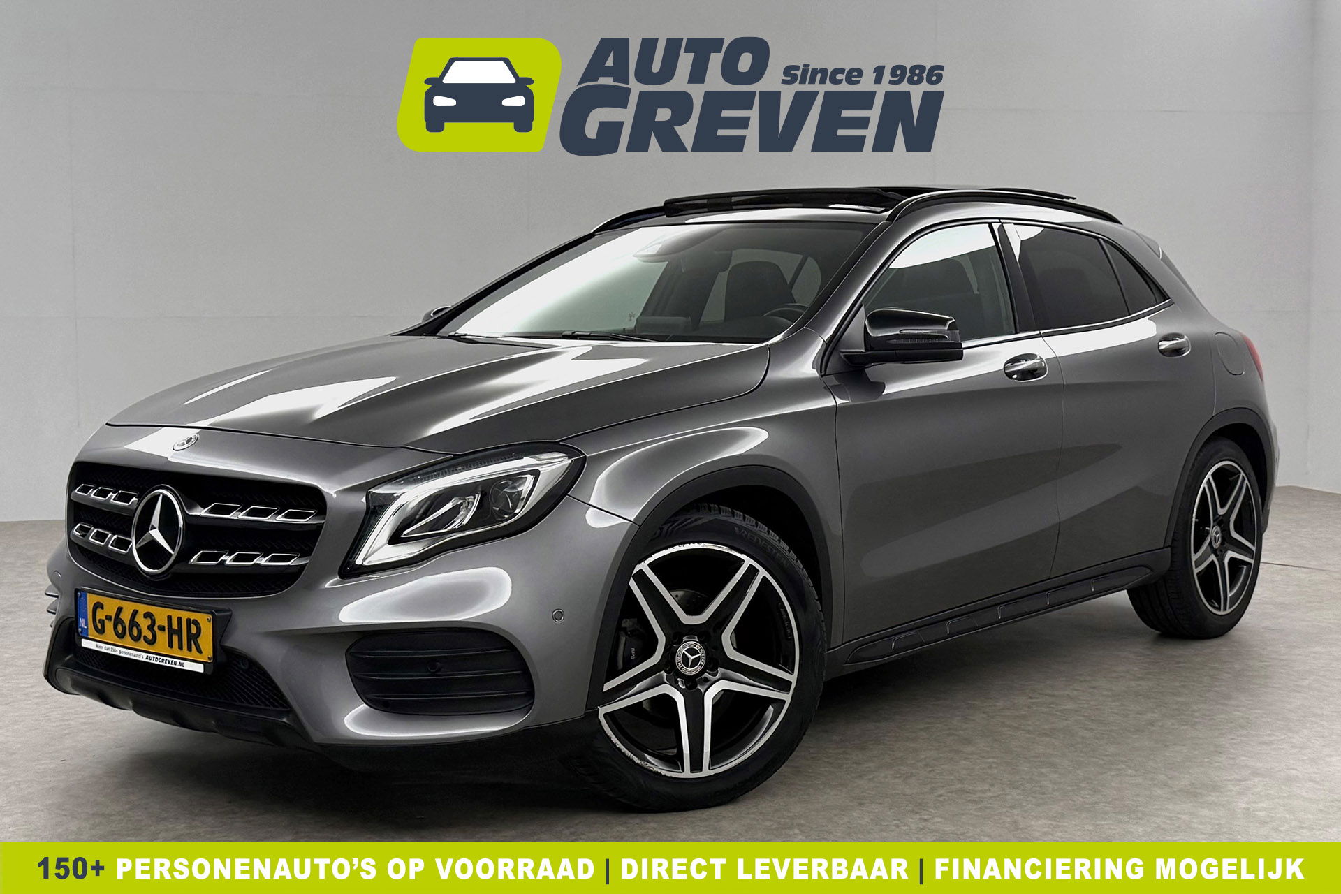Mercedes-Benz GLA 180 AMG Night Upgrade Pano LED Camera Carplay Clima Cruise Navigatie PDC 19''LMV