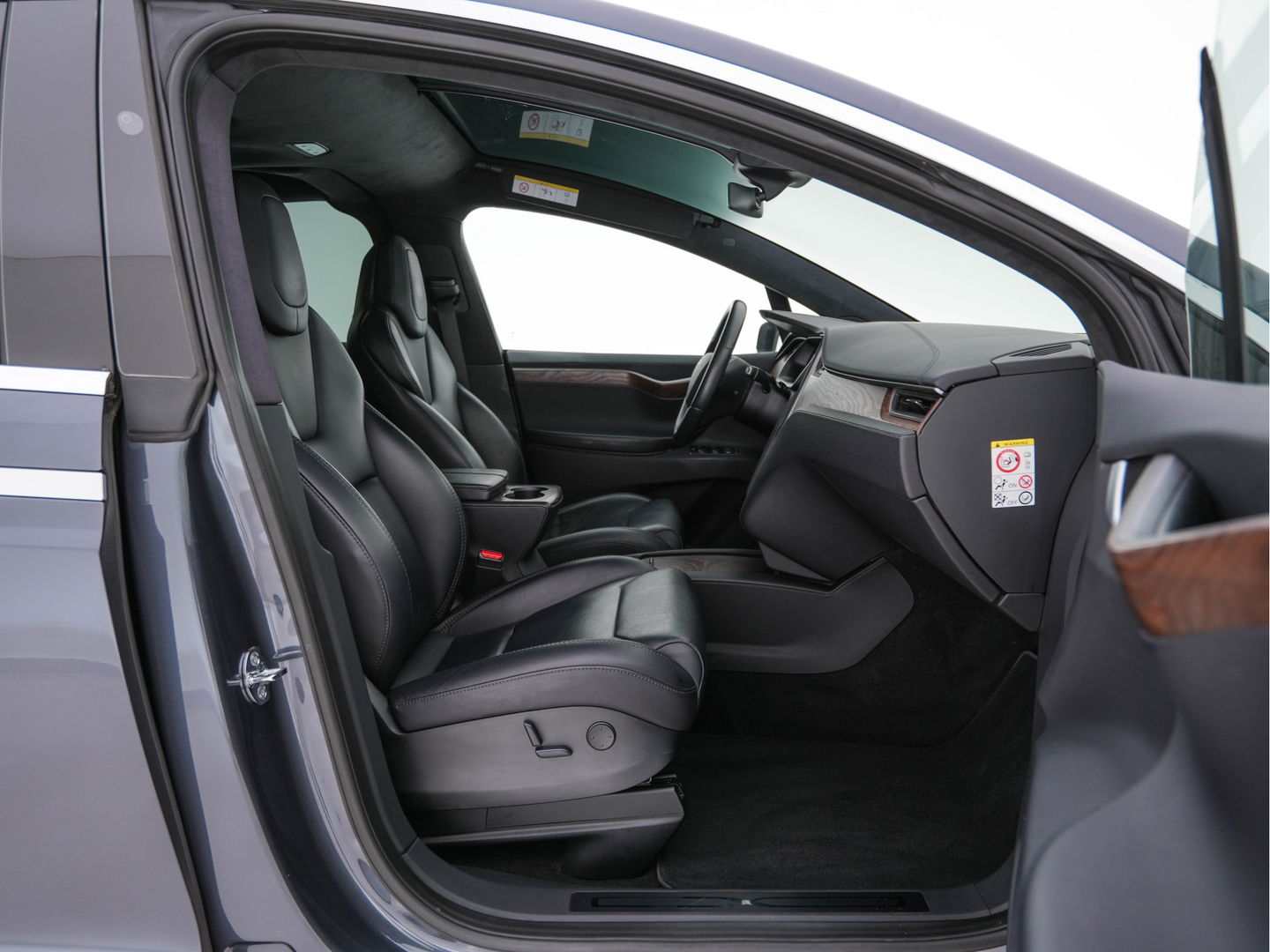 Tesla Model X 100D AWD [ 3-Fase ] Aut. *PANO-WINDOW | AUTO-PILOT | FULL-LEATHER | TOWBAR | CCS-FASTLOADER | NAVI-FULLMAP | FULL-LED | AIR-SUSPENSION | DIGI-COCKPIT | KEYLESS | CAMERA | DAB+ | HEATED-COMFORT-SEATS | 20''ALU*