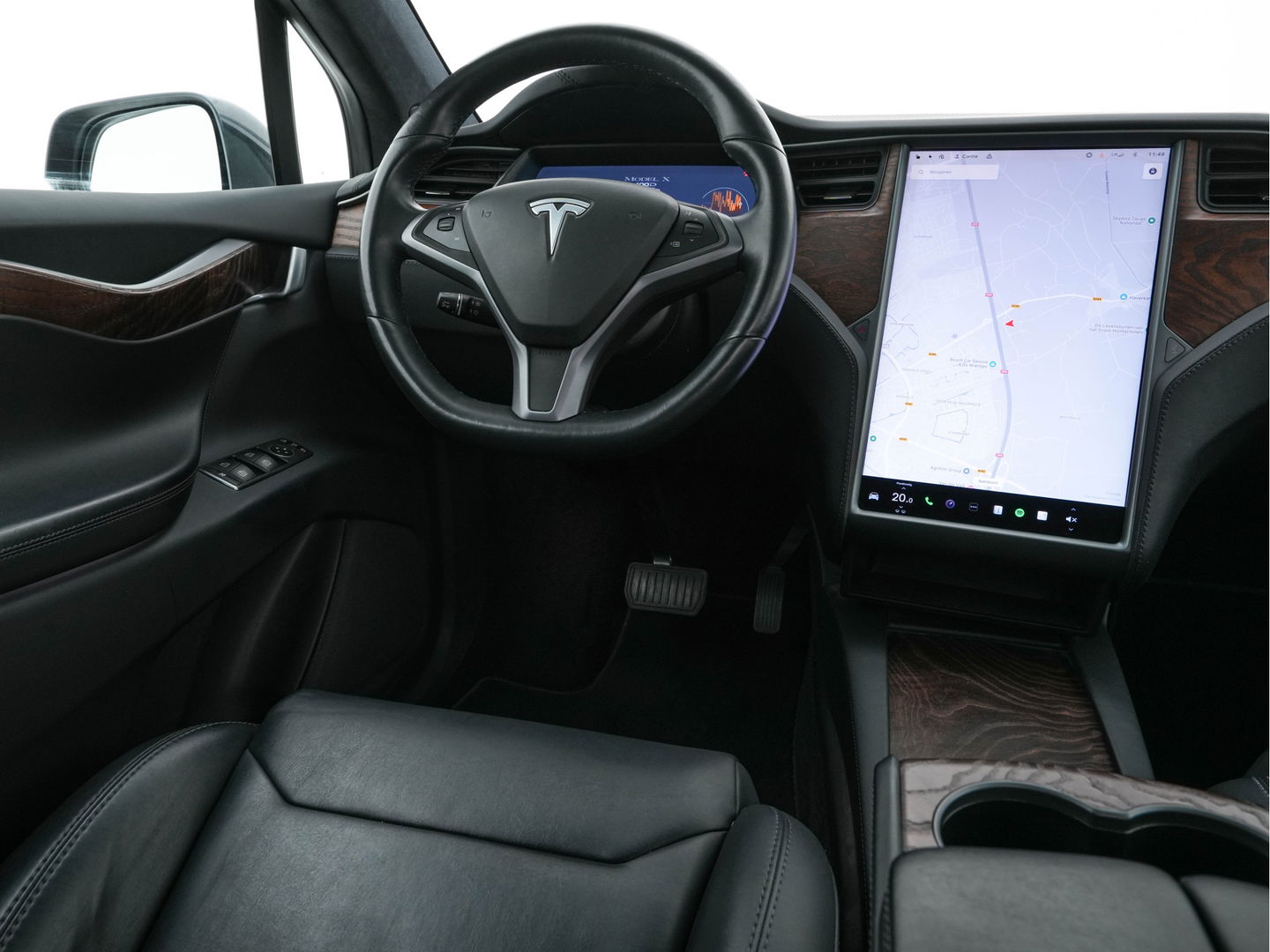 Tesla Model X 100D AWD [ 3-Fase ] Aut. *PANO-WINDOW | AUTO-PILOT | FULL-LEATHER | TOWBAR | CCS-FASTLOADER | NAVI-FULLMAP | FULL-LED | AIR-SUSPENSION | DIGI-COCKPIT | KEYLESS | CAMERA | DAB+ | HEATED-COMFORT-SEATS | 20''ALU*