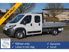 Citroën Jumper 35 Heavy DOKA 140PK L4 Open Laadbak 10" Scherm, Navi, Airco, Cruise!! NR. 456
