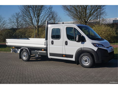 Citroën Jumper 35 Heavy DOKA 140PK L4 Open Laadbak 10" Scherm, Navi, Airco, Cruise!! NR. B403*
