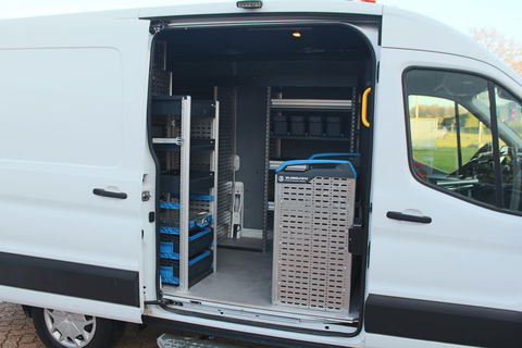 Ford Transit 350 2.0 TDCI L2H2 Trend SORTIMO Bedrijfswageninrichting.