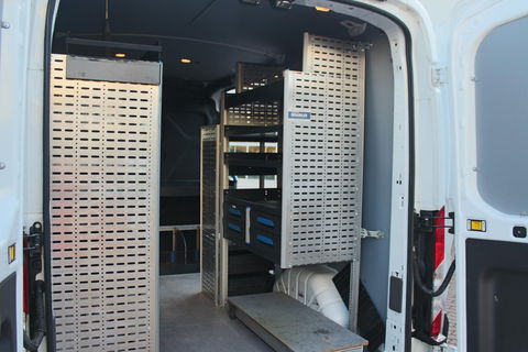 Ford Transit 350 2.0 TDCI L2H2 Trend SORTIMO Bedrijfswageninrichting.