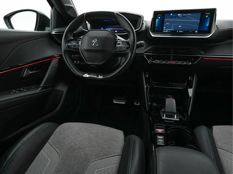 Peugeot e-208 EV GT 350 50 kWh [ 3-Fase ] (INCL-BTW) *FULL-LED | DIGI-COCKPIT | BLINDSPOT | CAMERA | LEATHER-ALCANTARA | NAVI-FULLMAP | LANE-ASSIST | KEYLESS | DAB | CCS-FASTLOADER | HEATED-SPORTSEATS | AMBIENT-LIGHT | 17"ALU*