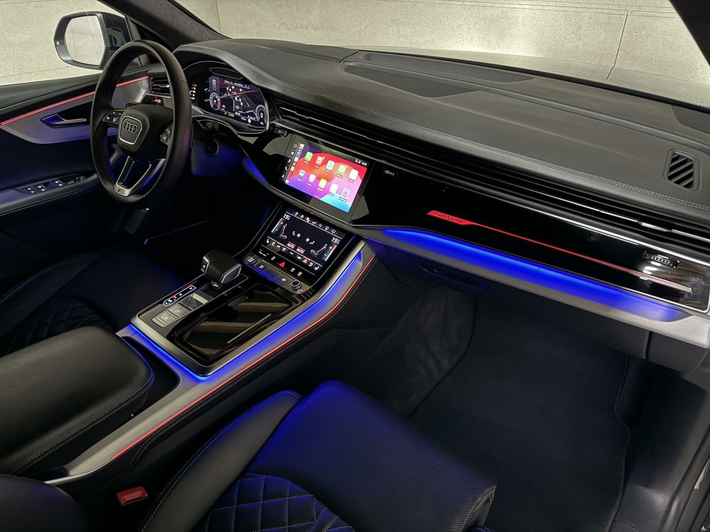 Audi Q8 55 TFSI Quattro S-Line Black Edition RS-Seats Pano