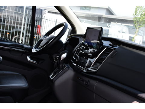Ford Transit Custom 300 2.0 TDCI L2H1 DC Black Edition Camera, Adaptieve Cruise, 170Pk, Carplay, Xenon, Automaat, Leder, Multimedia, Sensoren, 2 x Schuifdeur, UNIEK!