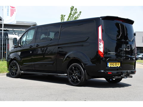 Ford Transit Custom 300 2.0 TDCI L2H1 DC Black Edition Camera, Adaptieve Cruise, 170Pk, Carplay, Xenon, Automaat, Leder, Multimedia, Sensoren, 2 x Schuifdeur, UNIEK!