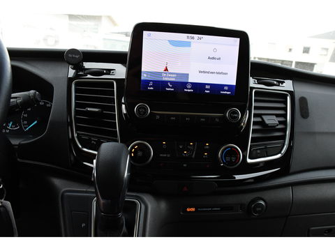Ford Transit Custom 300 2.0 TDCI L2H1 DC Black Edition Camera, Adaptieve Cruise, 170Pk, Carplay, Xenon, Automaat, Leder, Multimedia, Sensoren, 2 x Schuifdeur, UNIEK!