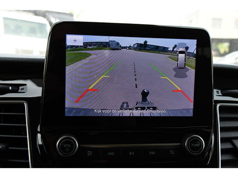 Ford Transit Custom 300 2.0 TDCI L2H1 DC Black Edition Camera, Adaptieve Cruise, 170Pk, Carplay, Xenon, Automaat, Leder, Multimedia, Sensoren, 2 x Schuifdeur, UNIEK!