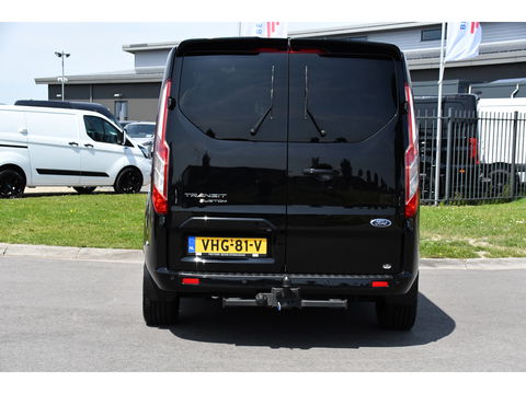 Ford Transit Custom 300 2.0 TDCI L2H1 DC Black Edition Camera, Adaptieve Cruise, 170Pk, Carplay, Xenon, Automaat, Leder, Multimedia, Sensoren, 2 x Schuifdeur, UNIEK!
