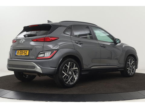 Hyundai KONA 1.6 GDI HEV Premium | Head-Up | Stoelventilatie | Leder | Adaptive cruise | Camera | Full LED | Navigatie | Stuurverwarming