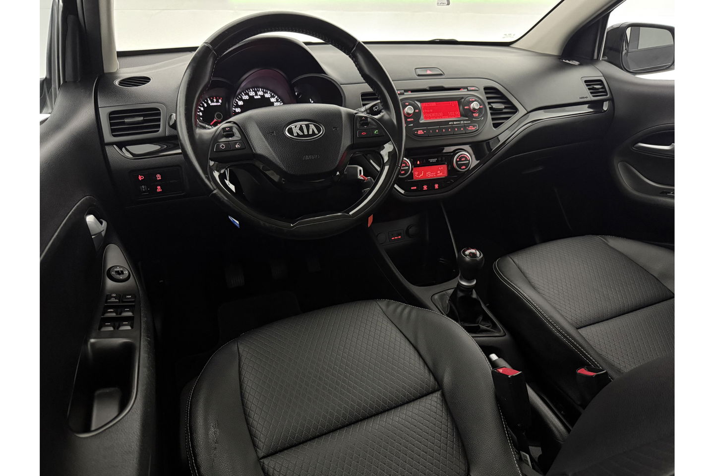 Kia Picanto 1.0 CVVT X-treme | APK tot 06-2026 | Clima LED Navigatie Leder 14"LMV