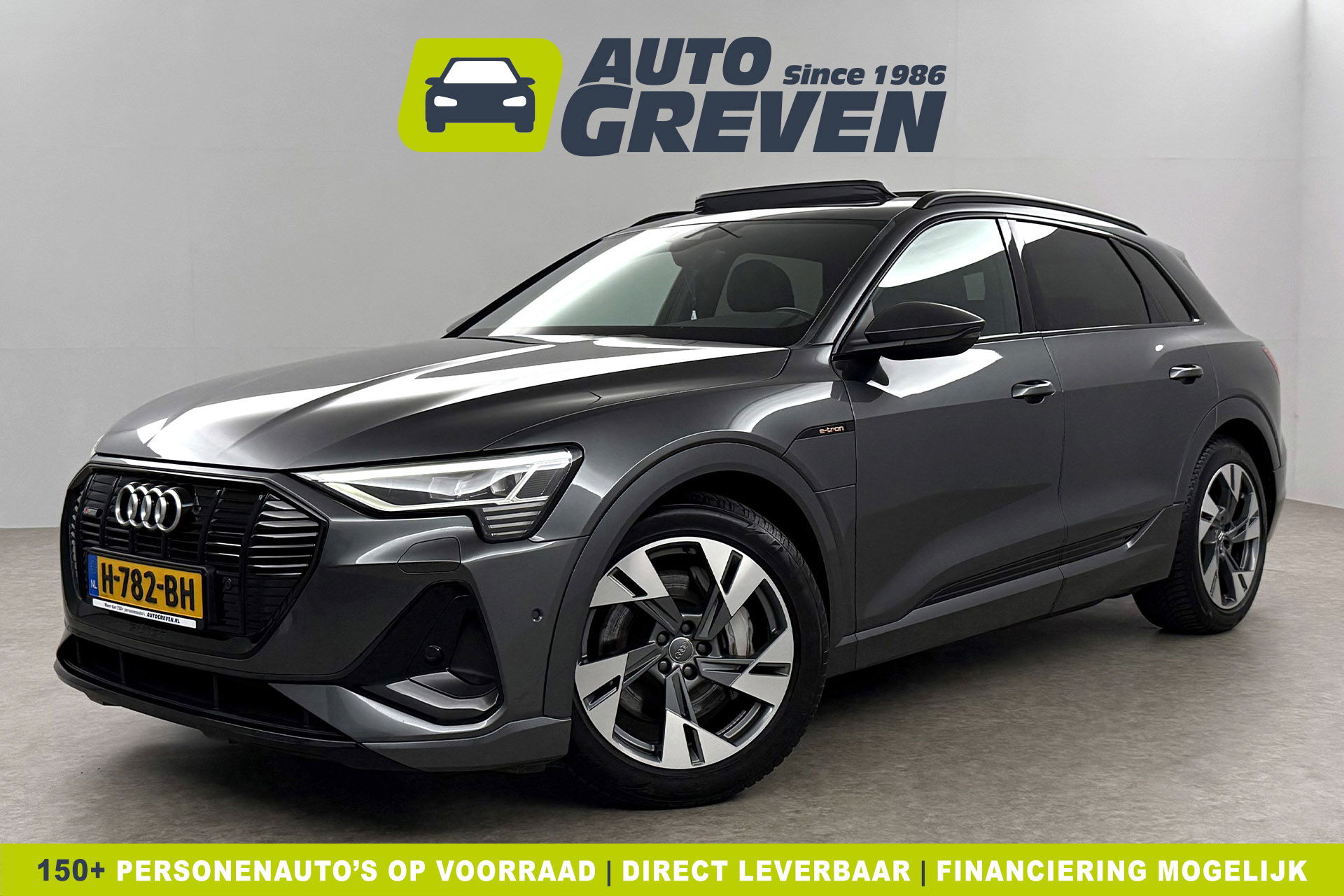 Audi e-tron 50 quattro Launch edition S-Line 71 kWh 313PK Pano Sfeer Memory Virtual Clima Cruise Carplay LED Navi PDC 20"LMV