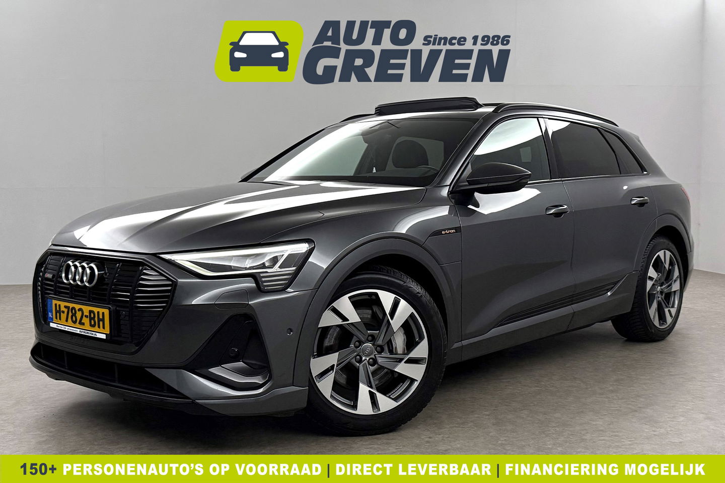 Audi e-tron 50 quattro Launch edition S-Line 71 kWh 313PK Pano Sfeer Memory Virtual Clima Cruise Carplay LED Navi PDC 20"LMV