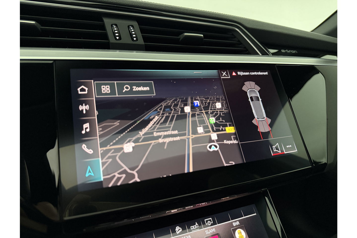 Audi e-tron 50 quattro Launch edition S-Line 71 kWh 313PK Pano Sfeer Memory Virtual Clima Cruise Carplay LED Navi PDC 20"LMV
