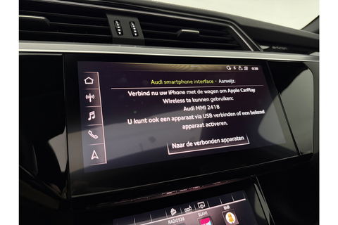 Audi e-tron 50 quattro Launch edition S-Line 71 kWh 313PK Pano Sfeer Memory Virtual Clima Cruise Carplay LED Navi PDC 20"LMV