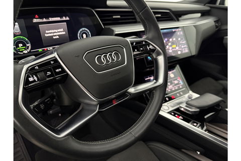 Audi e-tron 50 quattro Launch edition S-Line 71 kWh 313PK Pano Sfeer Memory Virtual Clima Cruise Carplay LED Navi PDC 20"LMV
