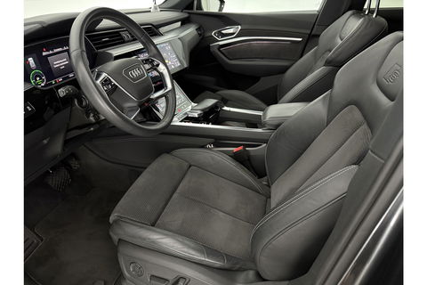 Audi e-tron 50 quattro Launch edition S-Line 71 kWh 313PK Pano Sfeer Memory Virtual Clima Cruise Carplay LED Navi PDC 20"LMV
