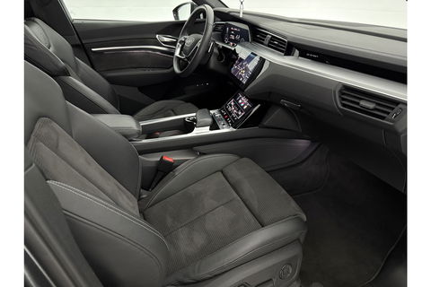 Audi e-tron 50 quattro Launch edition S-Line 71 kWh 313PK Pano Sfeer Memory Virtual Clima Cruise Carplay LED Navi PDC 20"LMV