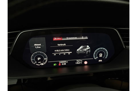 Audi e-tron 50 quattro Launch edition S-Line 71 kWh 313PK Pano Sfeer Memory Virtual Clima Cruise Carplay LED Navi PDC 20"LMV