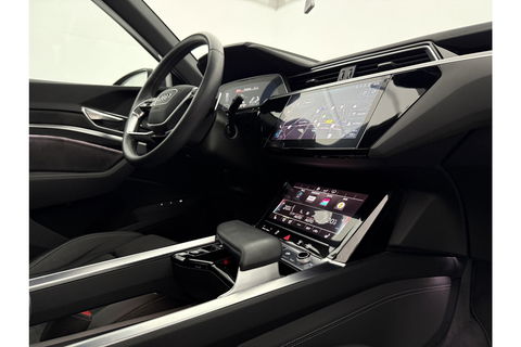 Audi e-tron 50 quattro Launch edition S-Line 71 kWh 313PK Pano Sfeer Memory Virtual Clima Cruise Carplay LED Navi PDC 20"LMV