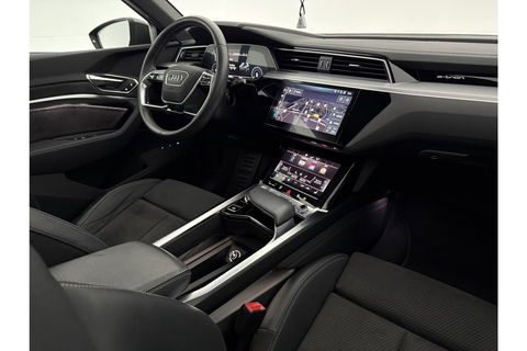 Audi e-tron 50 quattro Launch edition S-Line 71 kWh 313PK Pano Sfeer Memory Virtual Clima Cruise Carplay LED Navi PDC 20"LMV