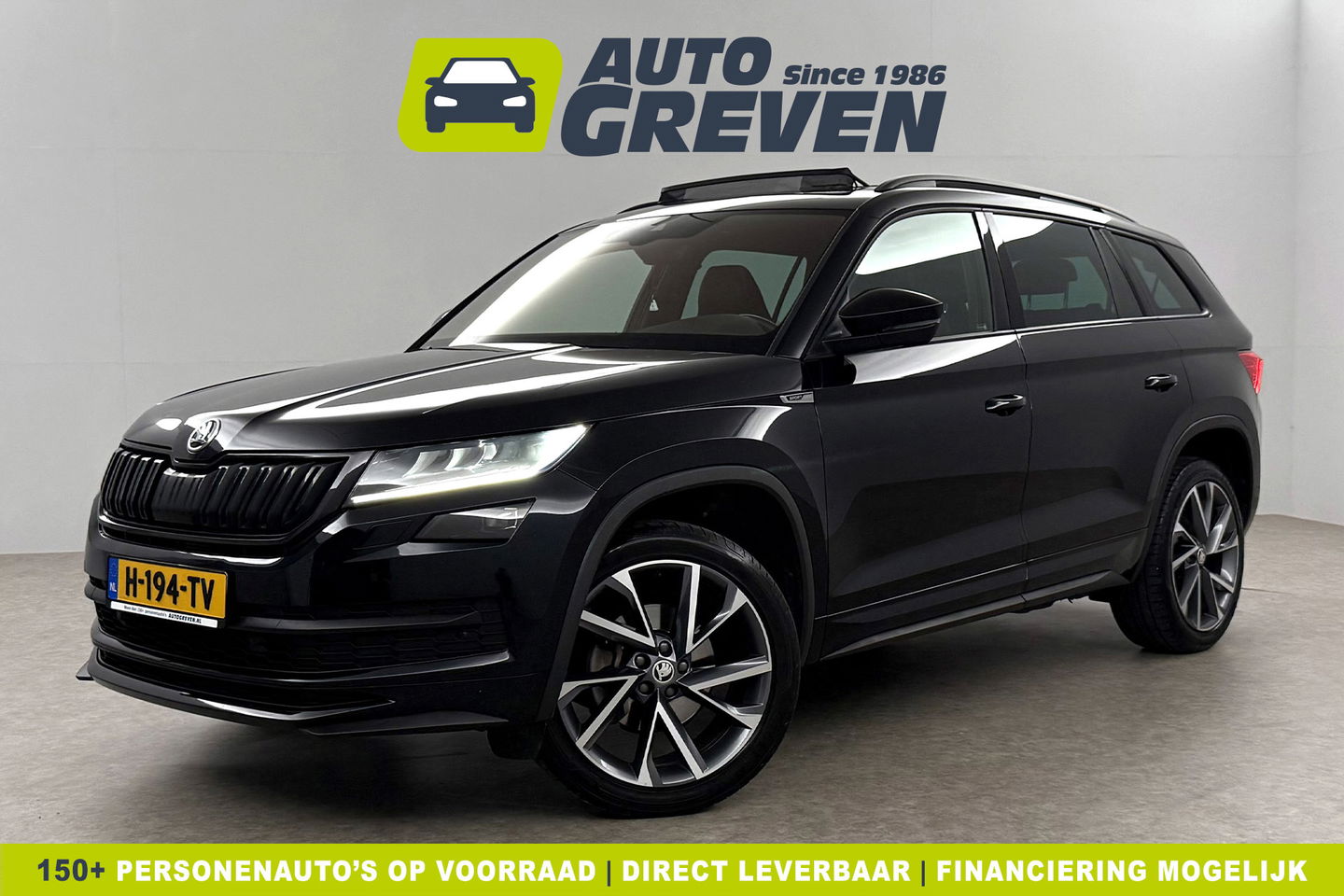 Škoda Kodiaq 1.5 TSI 150PK Sportline 7p Pano Sfeer Memory LED Navi Canton audio Clima Cruise Carplay Camera Virtual PDC Trekhaak 20"LMV