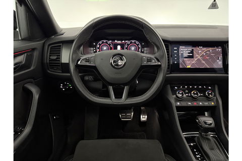 Škoda Kodiaq 1.5 TSI 150PK Sportline 7p Pano Sfeer Memory LED Navi Canton audio Clima Cruise Carplay Camera Virtual PDC Trekhaak 20"LMV