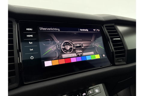 Škoda Kodiaq 1.5 TSI 150PK Sportline 7p Pano Sfeer Memory LED Navi Canton audio Clima Cruise Carplay Camera Virtual PDC Trekhaak 20"LMV