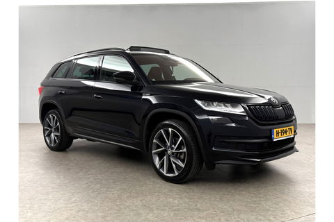 Škoda Kodiaq 1.5 TSI 150PK Sportline 7p Pano Sfeer Memory LED Navi Canton audio Clima Cruise Carplay Camera Virtual PDC Trekhaak 20"LMV