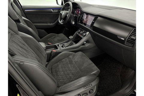 Škoda Kodiaq 1.5 TSI 150PK Sportline 7p Pano Sfeer Memory LED Navi Canton audio Clima Cruise Carplay Camera Virtual PDC Trekhaak 20"LMV