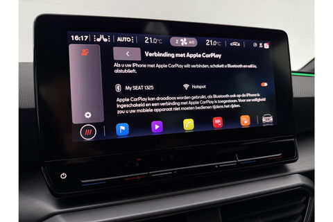 SEAT Leon 1.5 eTSI FR Launch Edition 150PK Sfeer LED Clima Cruise Carplay Camera Virtual Navi PDC 17"LMV