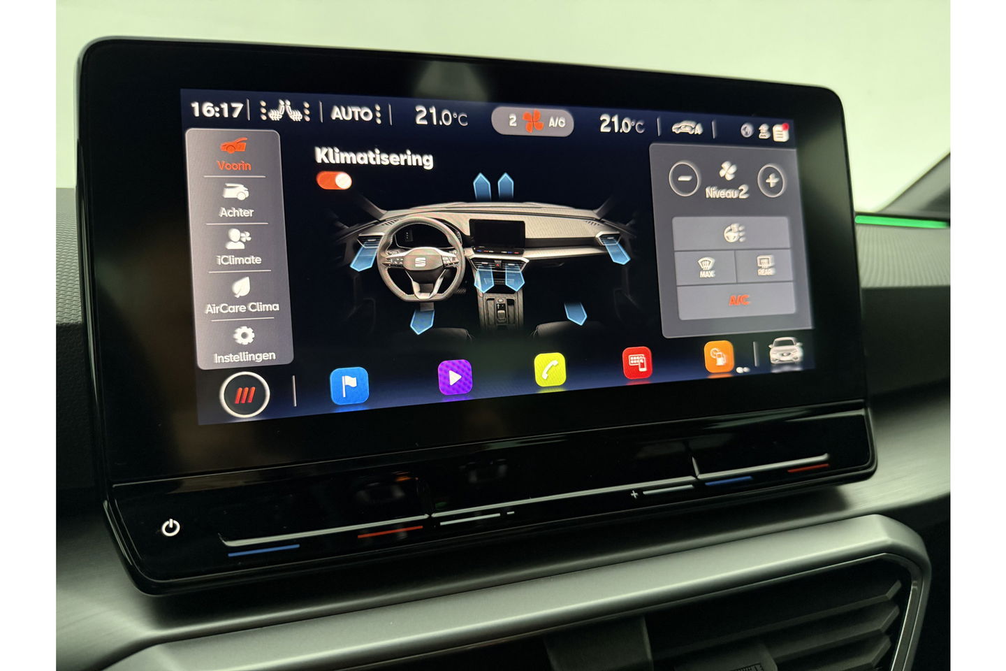 SEAT Leon 1.5 eTSI FR Launch Edition 150PK Sfeer LED Clima Cruise Carplay Camera Virtual Navi PDC 17"LMV
