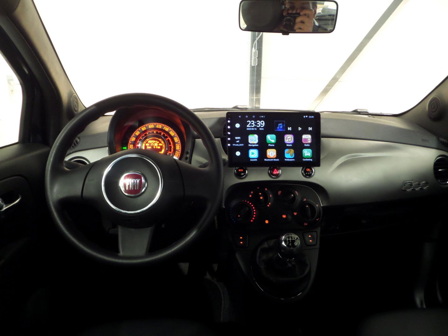 Fiat 500 0.9 TwinAir Sport "Origineel NL!" Apple-Carplay Airco Lichtmetalen velgen Nieuwe APK, van 3e eigenaar in zeer nette staat